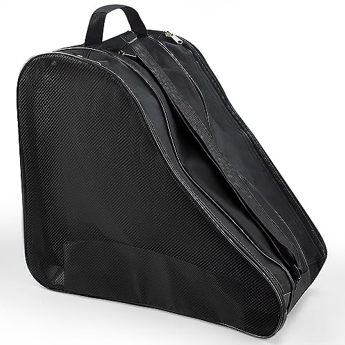 PERFETSELL Tasche Erwachsene Rollschuhetasche Schwarz Ice Skate Eishockey Bag Skischuhtasche mit Verstellbar Trageriemen Schlittschuhtasche Tasche für Eishockeyschlittschuhe für Herren Damen PERFETSELL Tasche Erwachsene Rollschuhetasche Schwarz Ice Skate Eishockey Bag Skischuhtasche mit Verstellbar Trageriemen Schlittschuhtasche Tasche für Eishockeyschlittschuhe für Herren Damen