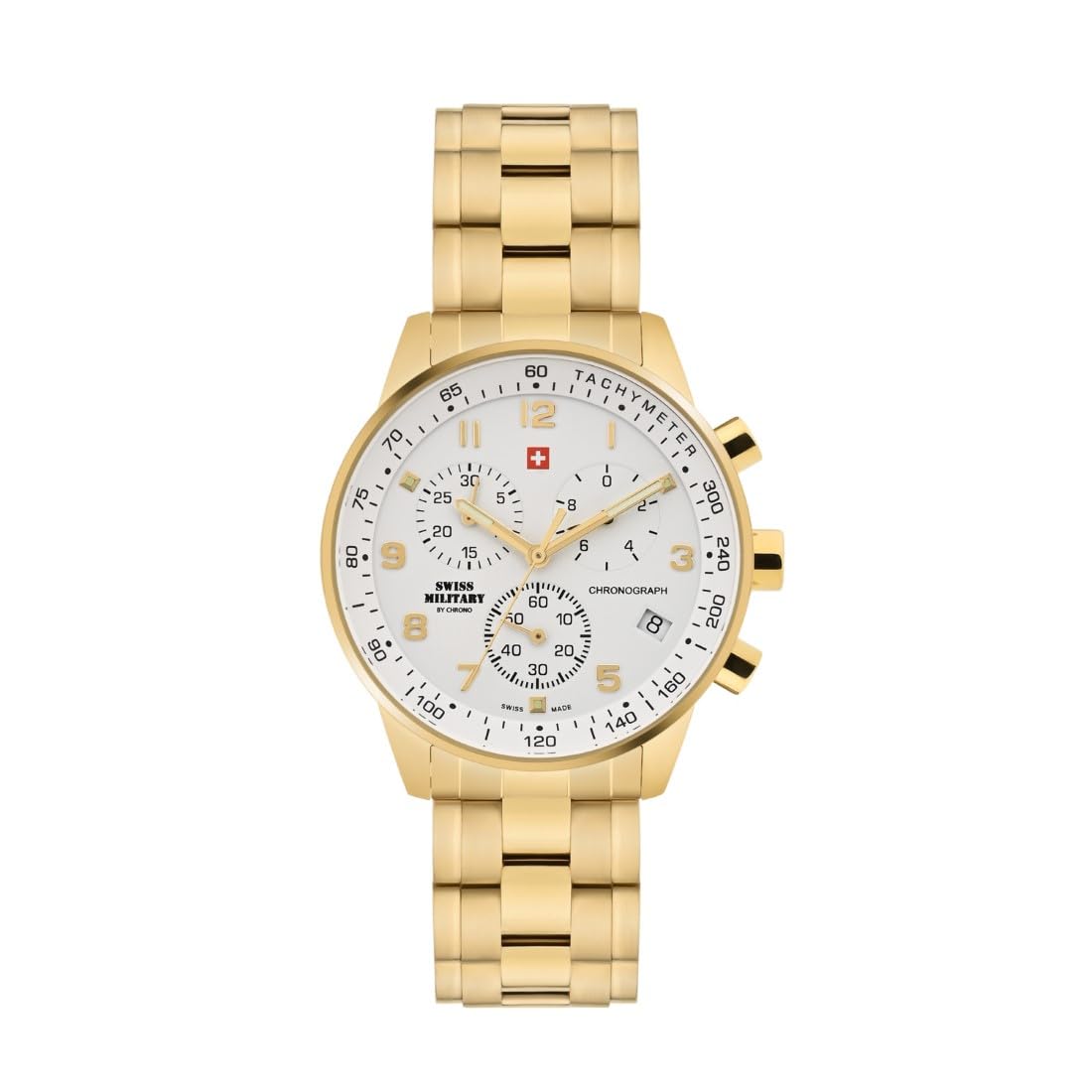 Swiss Military by Chrono Analogue White Dial Mens Watch-SM34012.03 (B0CCSNXGM2) Amazon Price History, Amazon Price Tracker