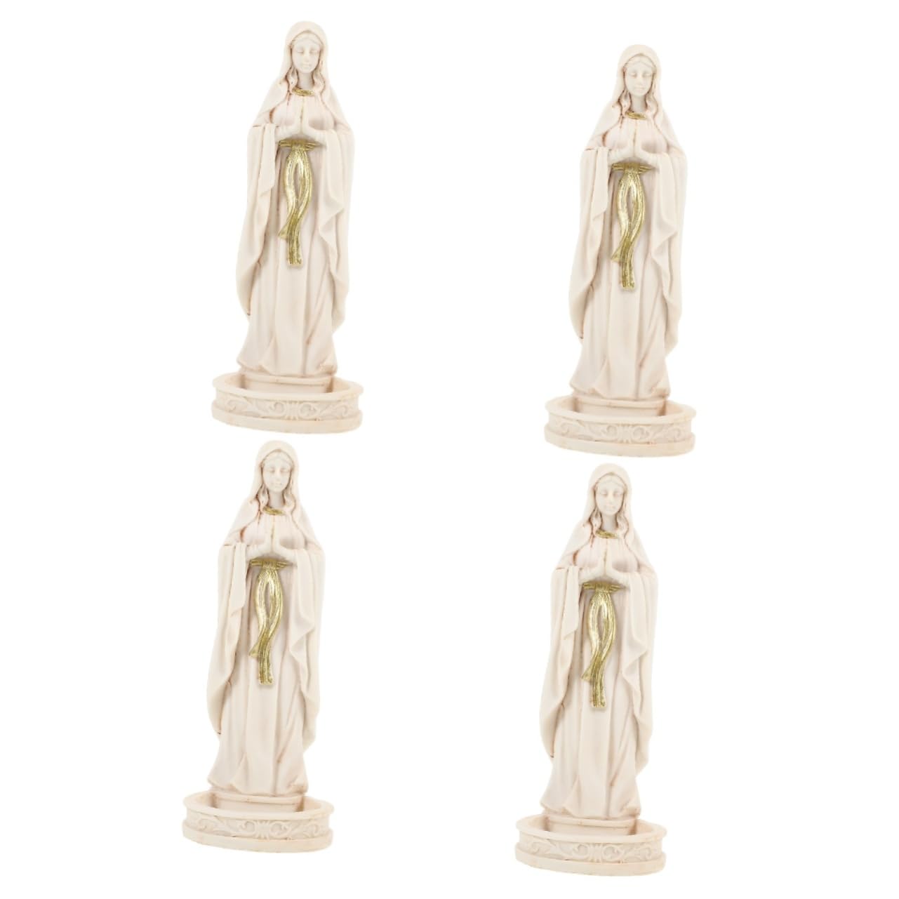 Ornement église et décoration intérieure avec la statue religieuse blanche PRETYZOOM