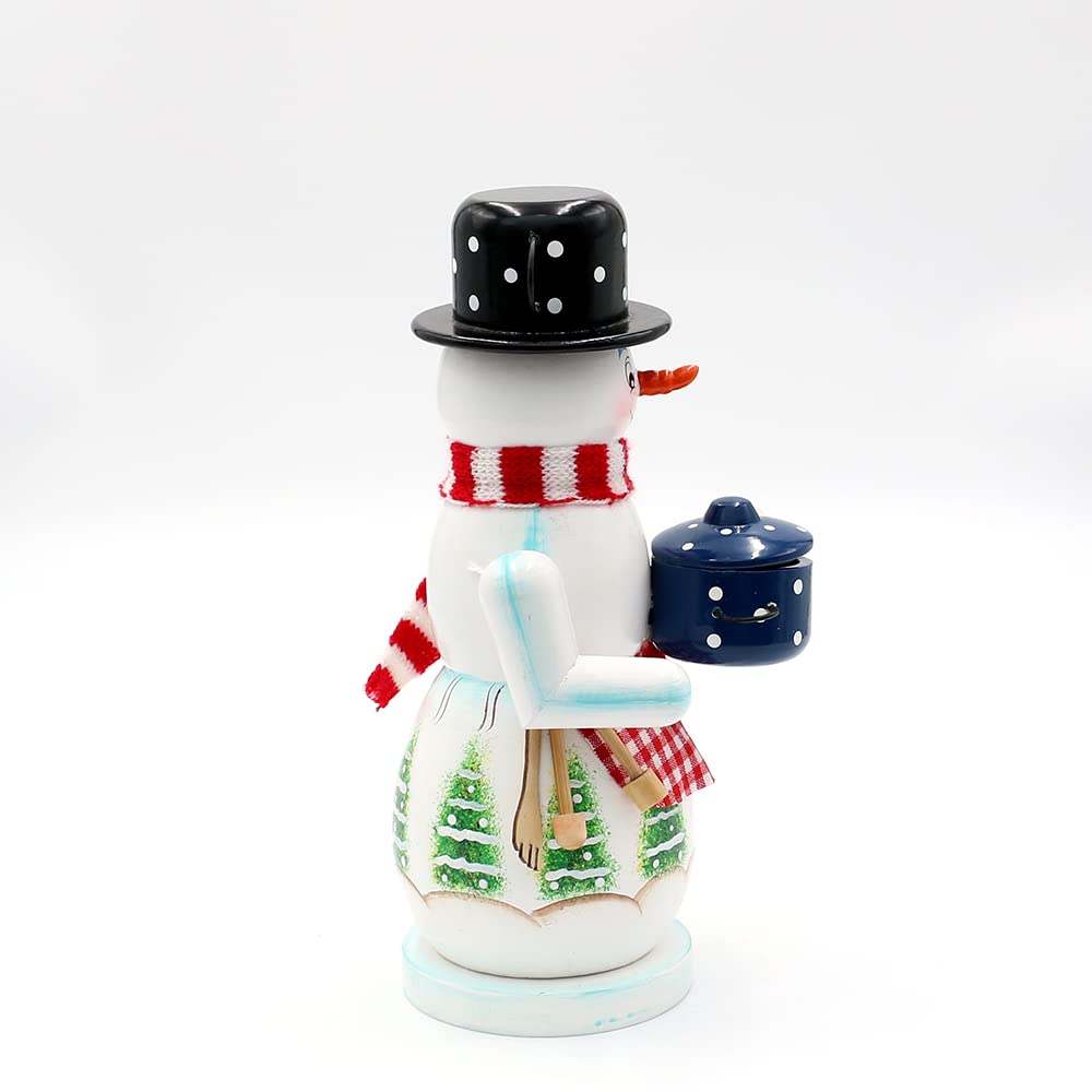 521786-20Räuchermann Räucherschneefrau Lisa mit Hut und Schal, ca. 20 cm