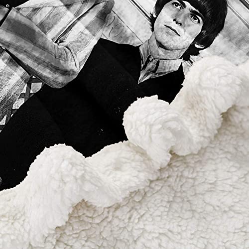 Couverture Sieste Groupe Rock Britannique Impression Sherpa Fleece Quilt Throw Blanket The Beatles Room Decor Fuzzy Blanket Ringo Starr Fuzzy Blanket for Sofa Bed Couch All Seasons 80x120cm - Les Beatles, Paul McCartney, John Lennon, RIngo Starr, George Harrison Couverture Sieste Groupe Rock Britannique Impression Sherpa Fleece Quilt Throw Blanket The Beatles Room Decor Fuzzy Blanket Ringo Starr Fuzzy Blanket for Sofa Bed Couch All Seasons 80x120cm – Image 6