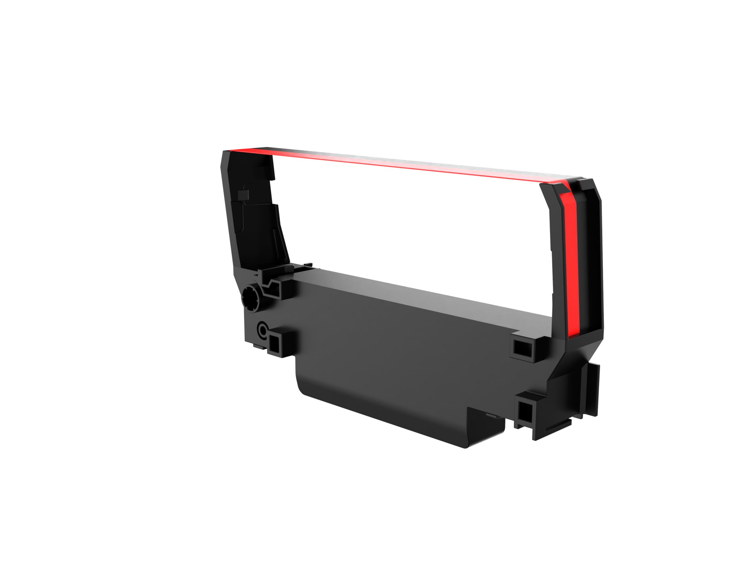 Paquete de 12 cartuchos de cinta de repuesto ERC30/34/38 negro y rojo para uso en impresoras compatibles, ideal para modelos TM-U220, M188B, ERC30/34/38, NK506