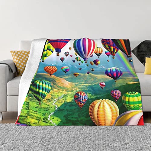 Couverture douce en flanelle montgolfière pour des nuits sereines - 2