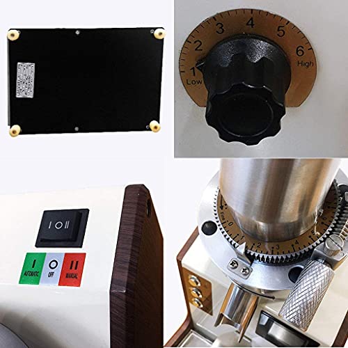 SXLCKJ Elektrische Kaffeemühle mit aus Italien importierter Harter Titanstahl-Mahlscheibe für Kaffeebohnen (Crusher) – Bild 4