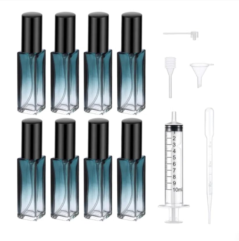 LEIIERUY 8 piezas atomizador de perfume recargable 10 ml, frascos...