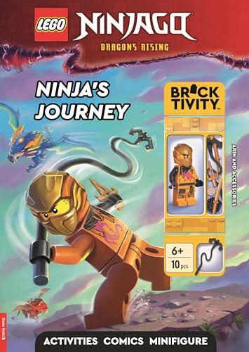 Buster Books LEGO NINJAGO Ninjas Journey Activity Book (with Arin minifigure and accessories).