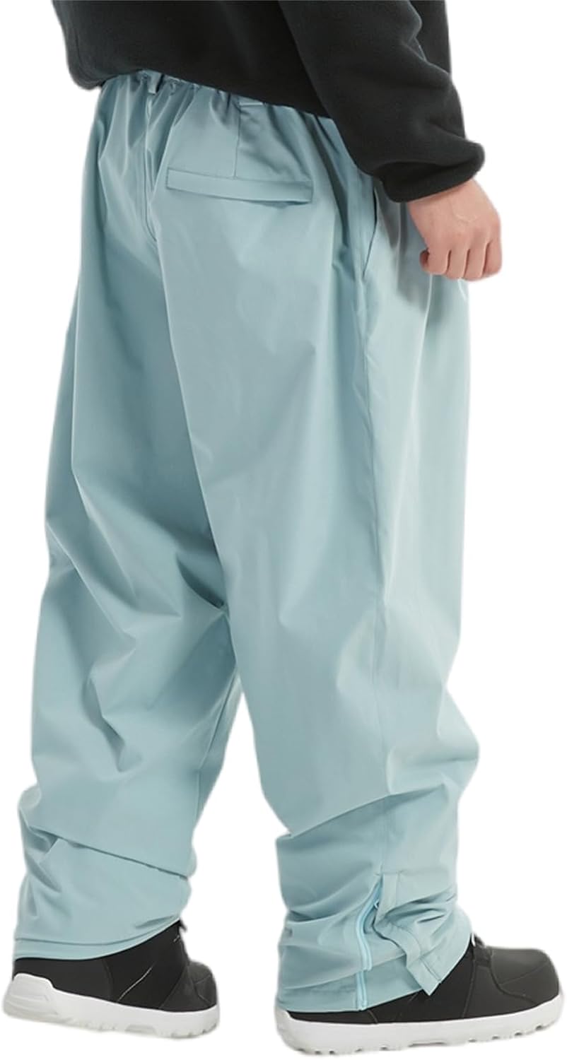Womens and Mens Ski Pants Winter Waterproof Baggy Pants Outdoor Oversize Cargo Snowboard Pants - Image 7