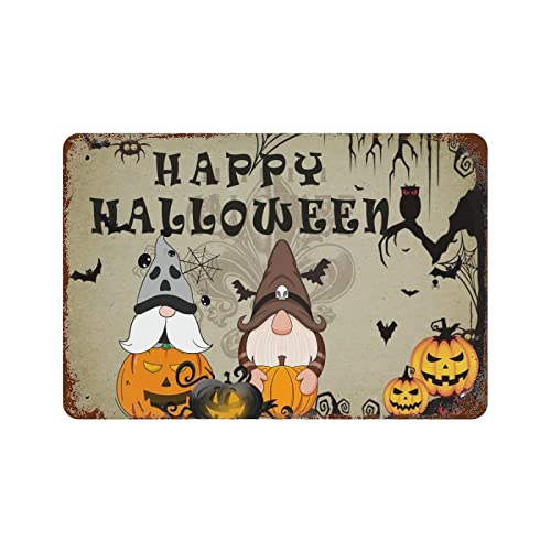Panneau Happy Halloween citrouille naine sculptée de 30,5x45,7 cm - 2