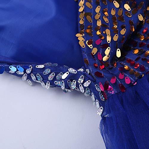 image for iEFiEL Girls Kids Ballet Tutu Dress Modern Jazz Dance Outfit Stage Per