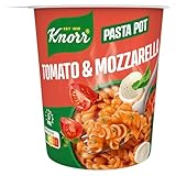 Knorr Pasta Pot Tomato & Mozzarella leckere kleine Mahlzeit fertig in nur 5 Minuten 63 g