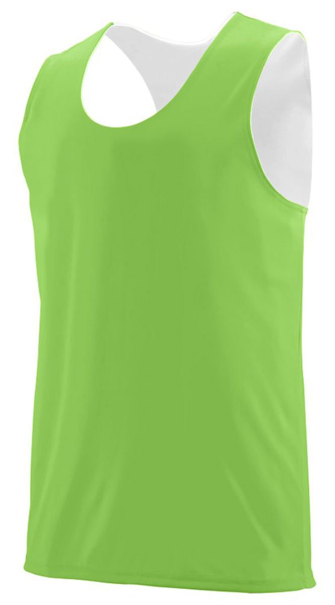 Augusta Sportswear Reversible Wicking Tank M Lime/White