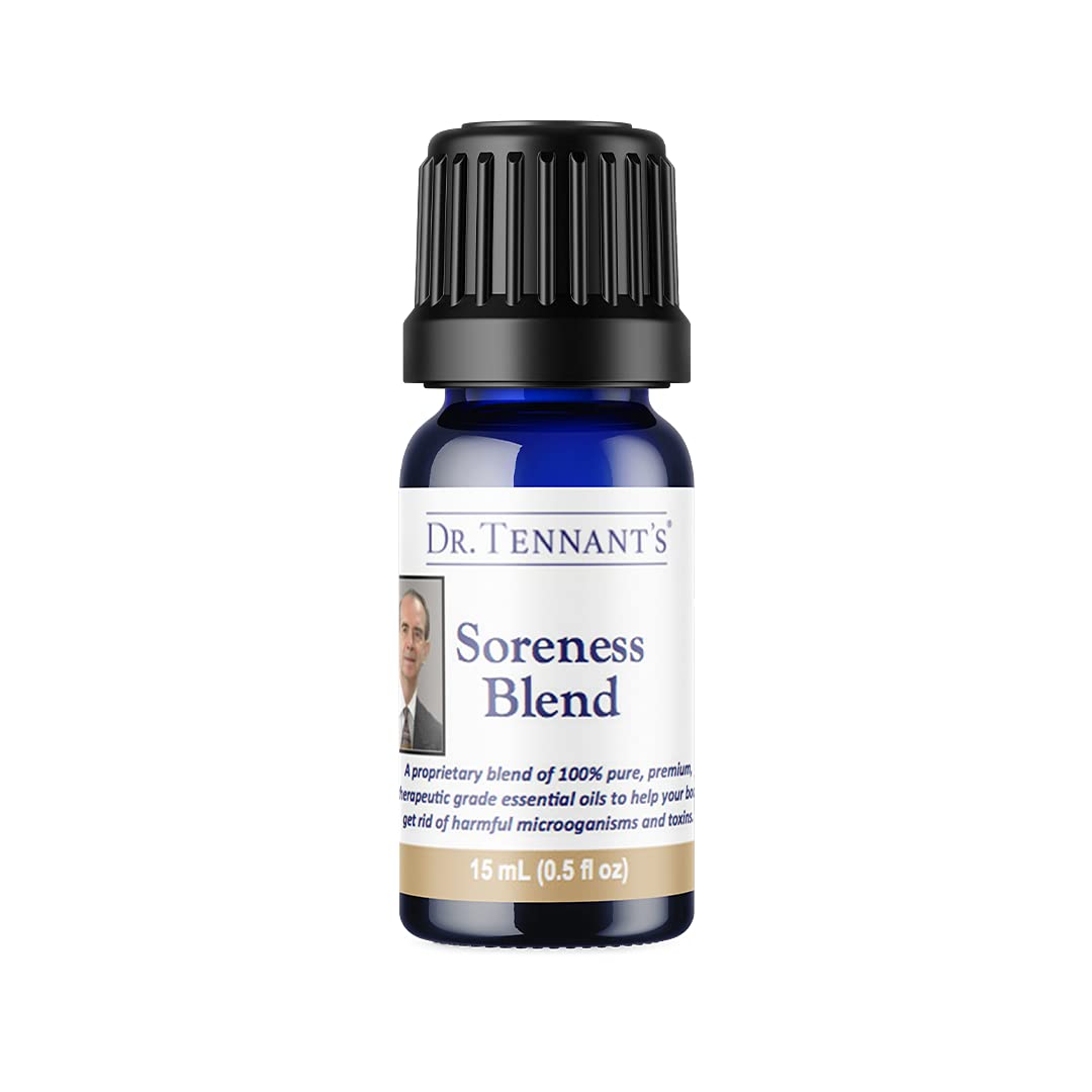 Dr. Tennant’s Soreness Essential Oil - Reduce Soreness Related to Muscles, ligaments, and Bones - 15ml