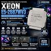 Gaming PC Computer Desktop i7 Xeon E5 3.20GHz, Radeon RX580 8GB, 16GB RAM, 512GB SSD + 1TB HDD, WiFi 6 & Bluetooth 5.4, 9 ARGB Fans, Windows 11Pro, High-Performance Gaming Tower