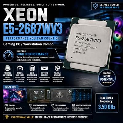 Gaming PC Computer Desktop i7 Xeon E5 3.20GHz, Radeon RX580 8GB, 16GB RAM, 512GB SSD + 1TB HDD, WiFi 6 & Bluetooth 5.4, 9 ARGB Fans, Windows 11Pro, High-Performance Gaming Tower