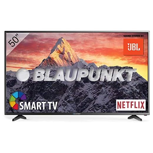 Blaupunkt BLA-50 / 405V-GB-11B4-UEGBQPX-EU Smart TV 127 cm (50 tum) 4K UHD TV (JBL-ljud, trippel tuner, Miracast) [modellår 2019]