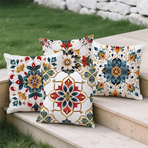Housse de Coussin 80x80cm Grand Format avec Fermeture Invisible - 4