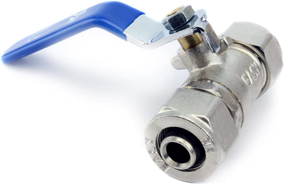 Coude Pour Tuyauterie D'Air Comprimé RapidAir MaxLINE 3/4 - Modèle M8067, Laiton Nickelé