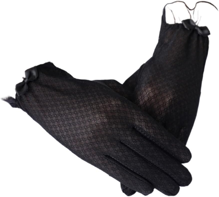 Gloves Women's Thin Shade Lace Breathable Stretch Touch Screen Riding A Tram