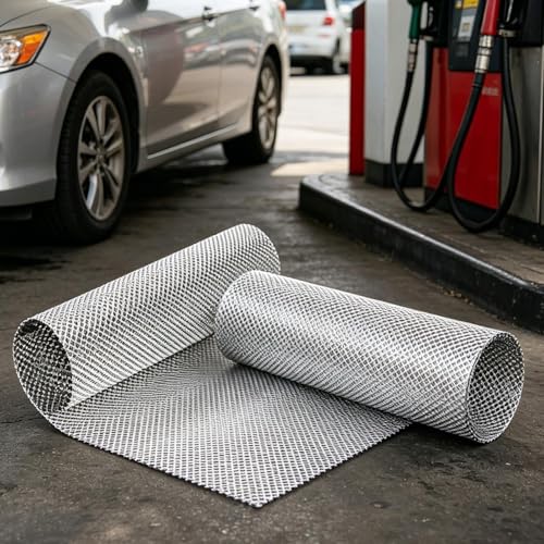Barrera térmica de aluminio cortable para silenciadores y tubos de escape 2