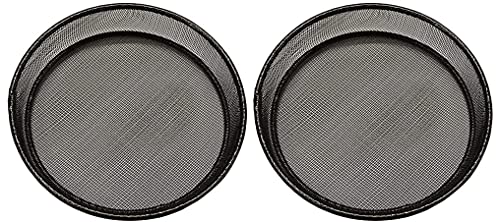 Selections Bird Feed Dish Feeding Station Metal Seed Mesh (Set of 2)