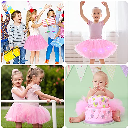 ACWOO Meisjes Eenhoorn Kostuum, LED Tutu Rok met Eenhoorn Hoofdband en Glow Stick, Meisjes Eenhoorn Feestjurk Led-balletrok van Tule voor 2-10 Jaar Verjaardag Carnaval Halloween - Image 8