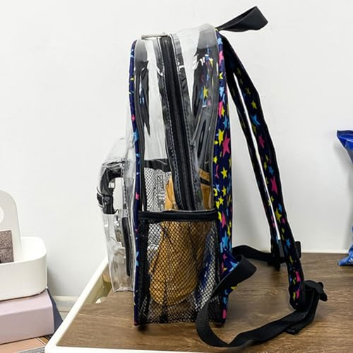 Simple Transparent Backpack, High Capacity Backpack, Casual Daypack For Travel, Work, Outdoor Activities, Picnics3