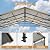 Greesum 20x30FT Heavy Duty Metal Carport with Side Support Rods, Car Port with Vertical Steel Roof for All-Weather Use, Canopy Shelter for Car, Pickup Trucks, Party, Boats, Black