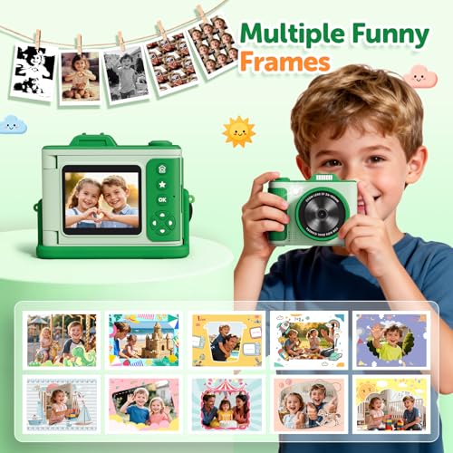 SnapMem Kids Camera,Birthday Gifts for 3-10 Year Old Girls Boys - image 5