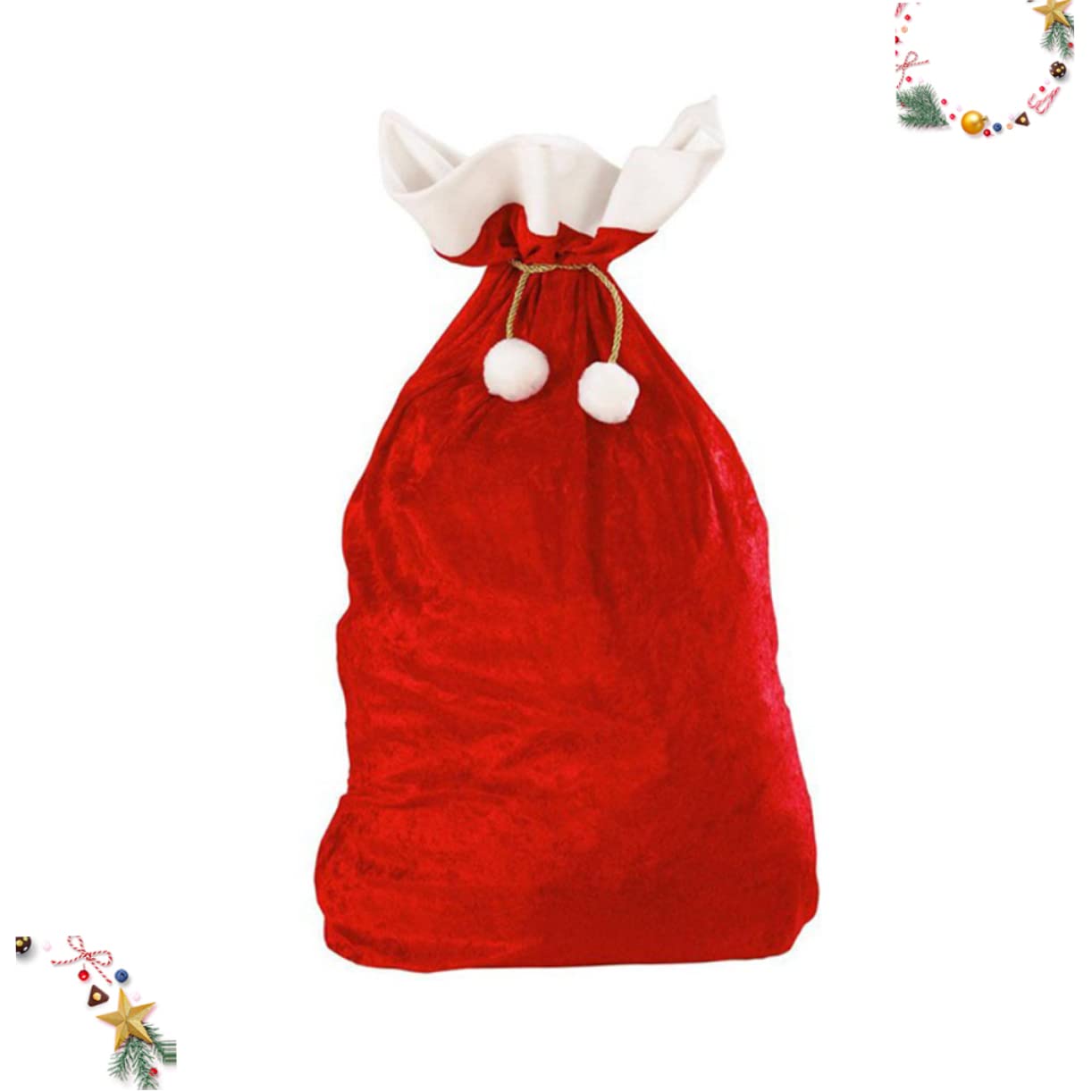 ABOOFAN 3 Pz Sacchettini Bomboniere Natale Borse Portaoggetti