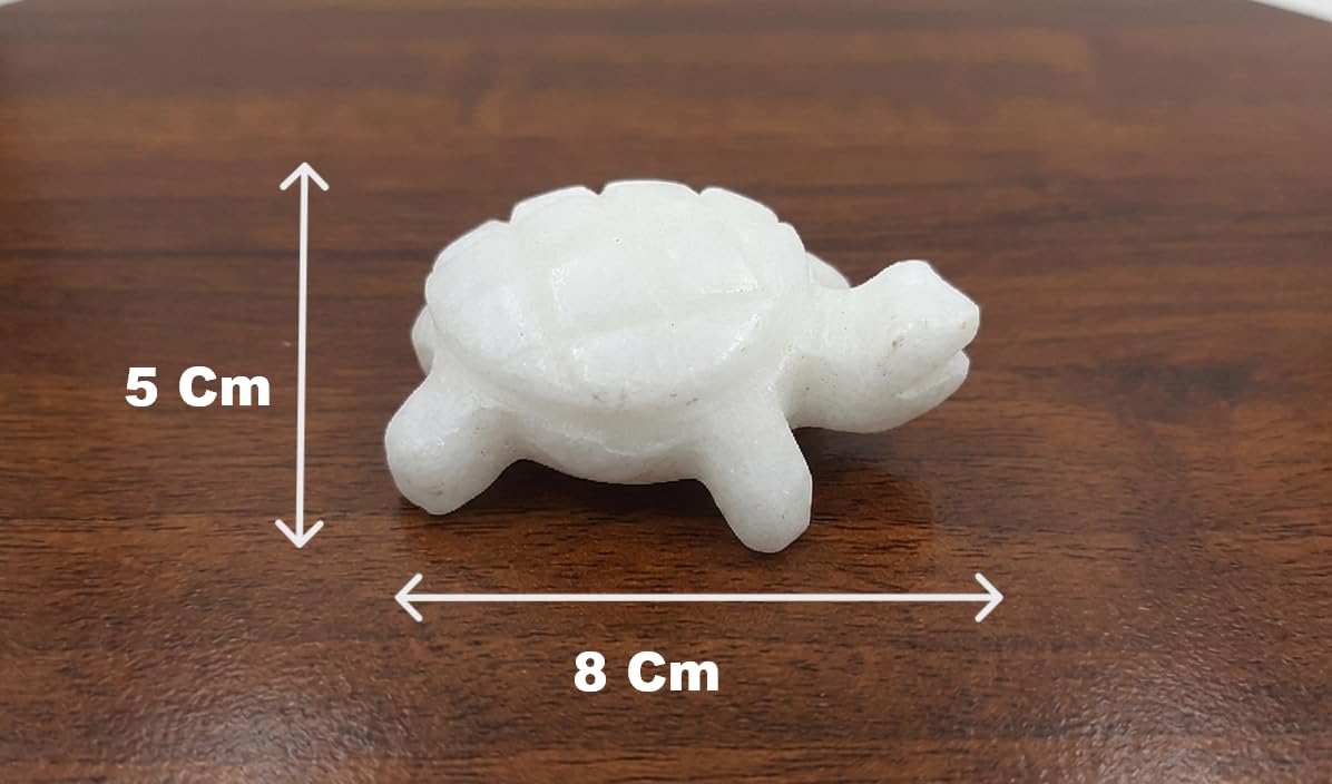 Buy Craft BY Hands | White Marble Stone Tortoise Paperweight Set