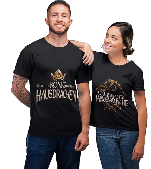 Hochwertiges Partner Shirt - Nur EIN König...