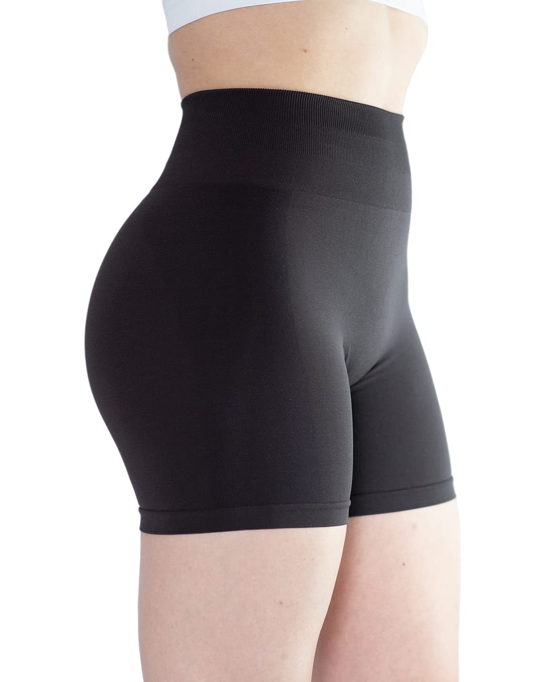 AUROLA Intensify Workout Shorts for Women Seamless Scrunch Short Gym Yoga Running Sport Active Exercise Fitness Shorts: Small Seal Brown