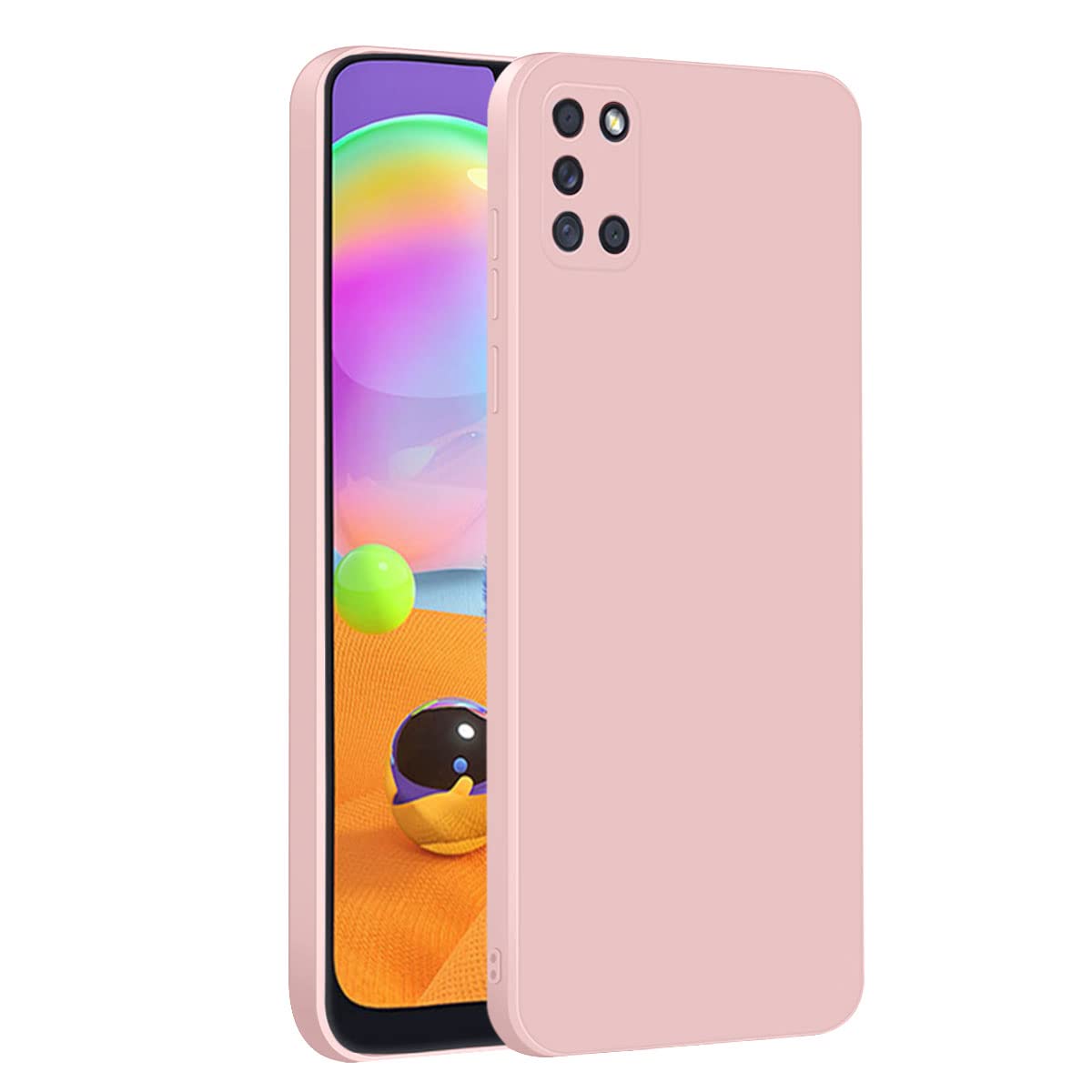 LIRAMARK Silicone Soft Back Cover Case for Samsung Galaxy A31 (Pink) (B0BBVR83G4) Amazon Price History, Amazon Price Tracker