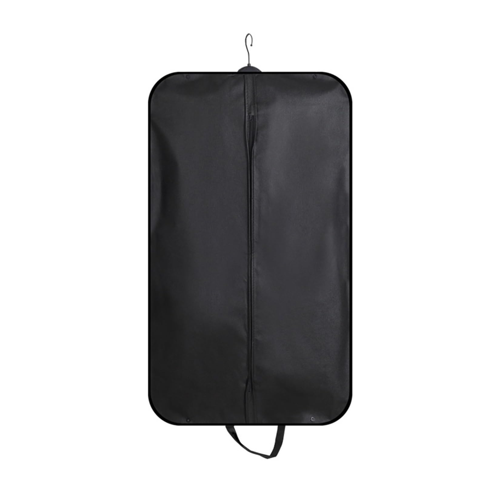 Garment Bag 2PCS Garment Suit Bag for Travel and Storage with Zipper and Carry Handles Suits Tuxedos Dresses Coats Protect Cover(Black)