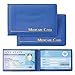 3-Pack Medicare Card ID Holder, Medicare Card Protector with 2 Clear Card Sleeves, Social Security Card, Driver License, Health Insurance, Bright Blue Card Sleeve, 3.8 x 2.5 Inches