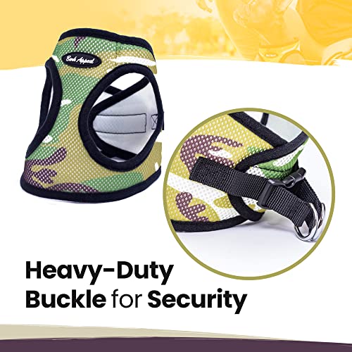 Bark Appeal Step-In Dog Harness, Mesh Step In Dog Vest Harness For Small & Medium Dogs, Non-Choking With Adjustable Heavy-Duty Buckle For Safe, Secure Fit – (Small, Camouflage) #TOP2