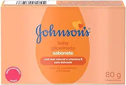 Johnson's Baby Sabonete De Glicerina Em Barra, 80g