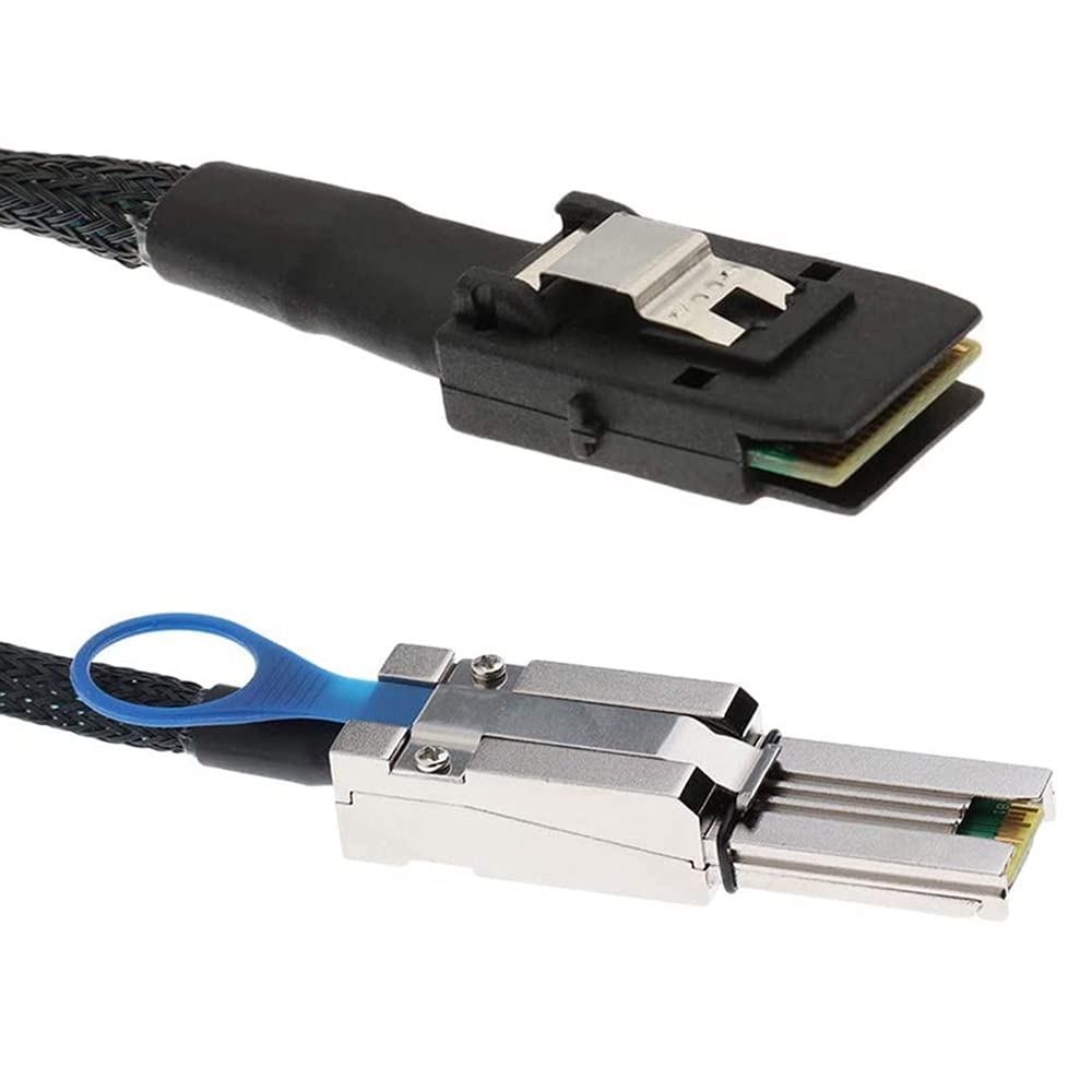 Kabel przejściowy do MINI 36PIN SFF-8644 na SFF-8087 kabel serwerowy 12 Gb/s 3,33 TF/1 m