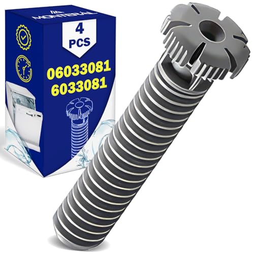 4 Piezas Pies de Lavavajillas con Código Original 6033081 06033081 para Miele G1xxx–G7xxx - Garantía de 10 Años - MONTERAL