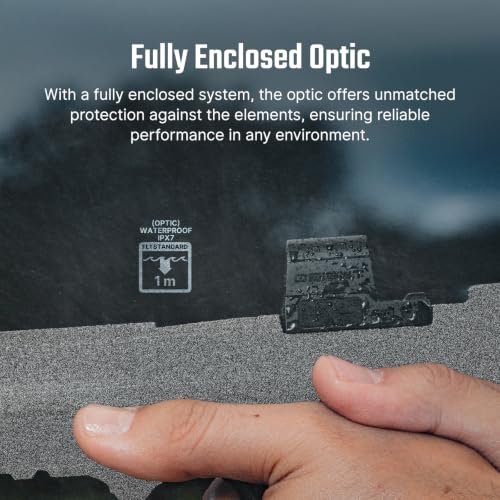 Image of OSIGHT SE Enclosed Micro Red Dot Sight, 2 MOA Dot & 32 MOA Circle or 6 MOA Dot, Red & Green Reticle Options, RMSc /K Footprint Compatible, Compact Reflex Sight for Concealed Carry