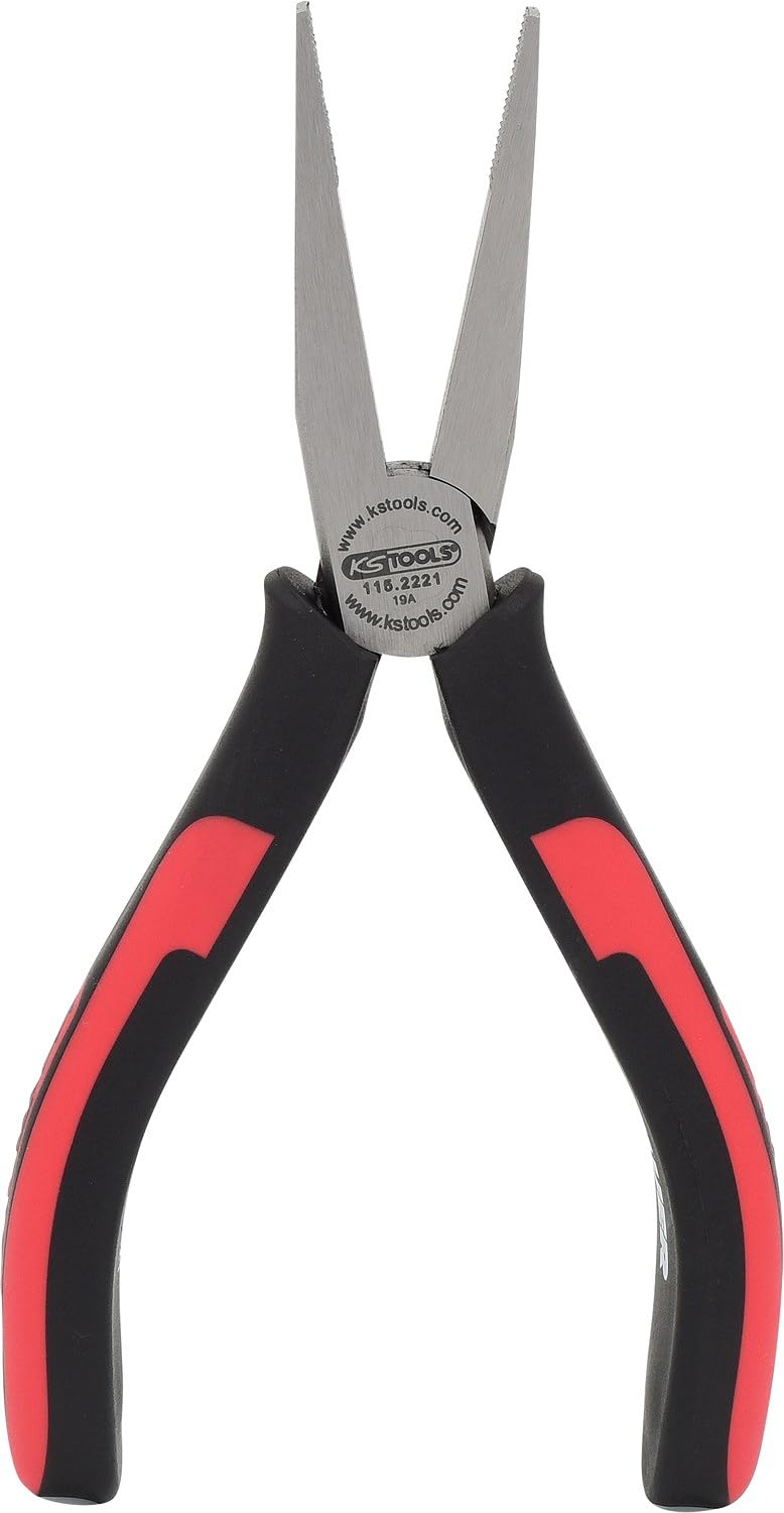 Alicates planos SlimPOWER KS Tools 115.2221 herramientas de mano de 165mm para taller
