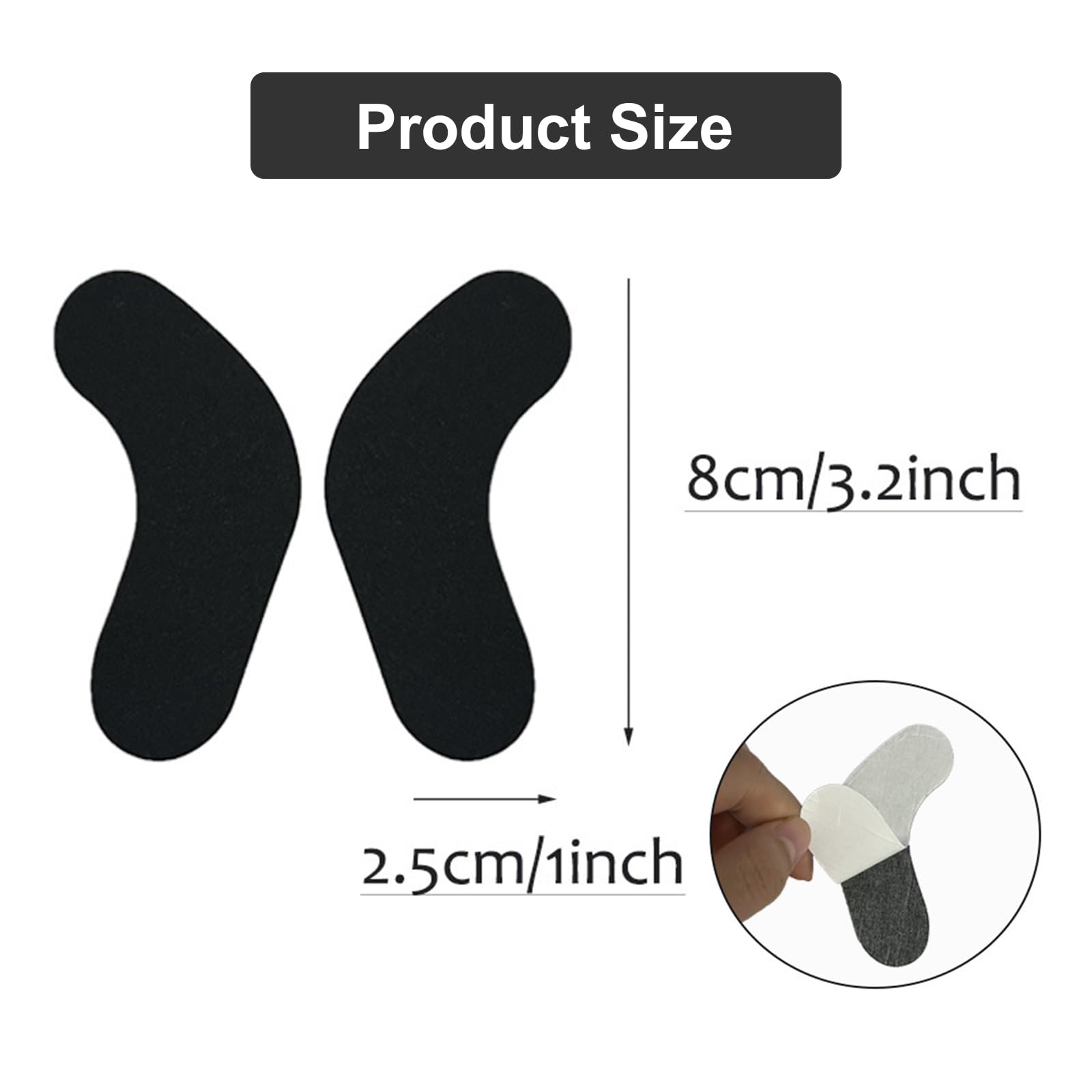 Coussinets D'ajustement Pour Bottes De Snowboard, Ski & Snowboard Boots Fitting Pads, Coussinets Enveloppants Pour Chevilles, Coussinets d'ajustement pour Bottes de Ski, Dimensions 9x2,5x0,3cm