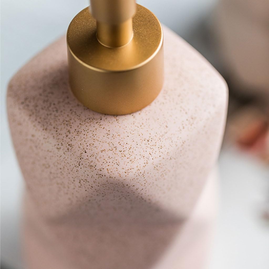 Dozowniki mydła kreatywny design nieregularny ceramiczny dozownik balsamu dozownik mydła sub-butelka wielokrotnego użytku dozownik mydła butelka pianka dozownik mydła do łazienki (C)