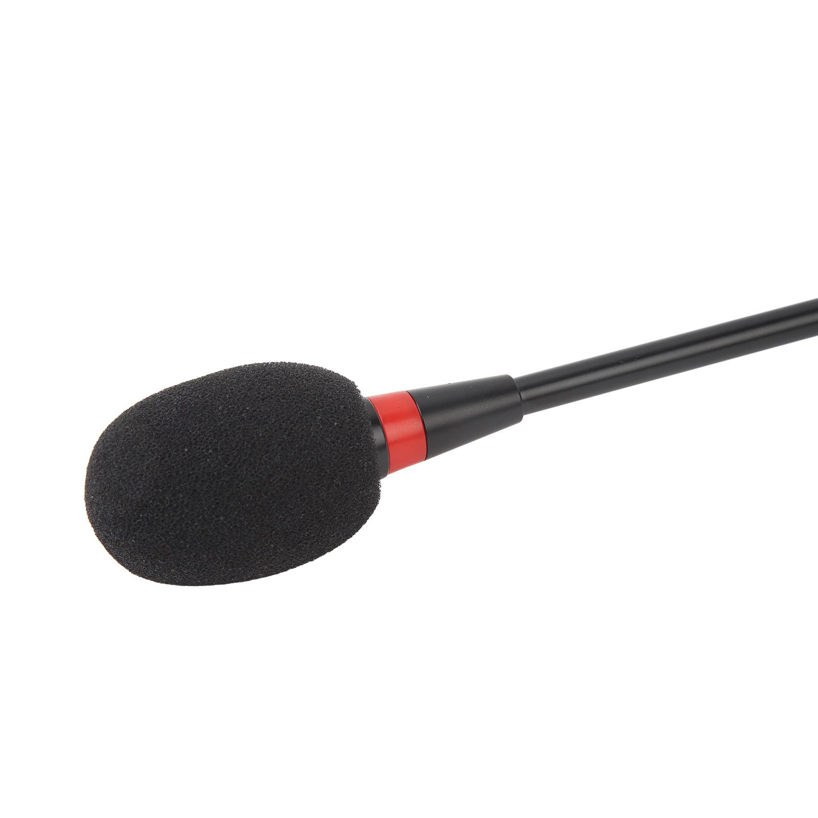 Micrófono de Cuello de Cisne de 25 Cm, Micrófono de Condensador de Voz con Transmisión de Sonido Claro con Carcasa de Aleación de Aluminio, Micrófono de Podio de Cuello de Cisne