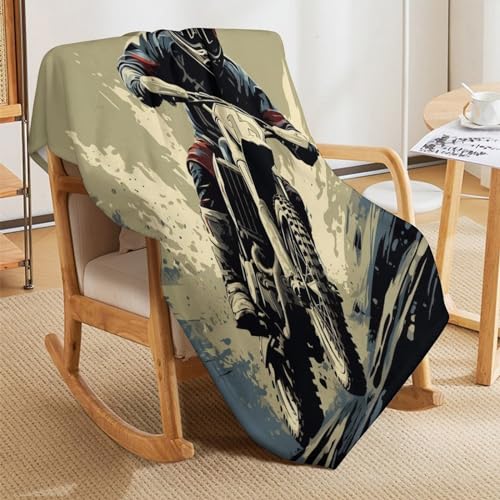 Manta de franela suave para sofá 180x200 cm con estampado 3D multicolor 5