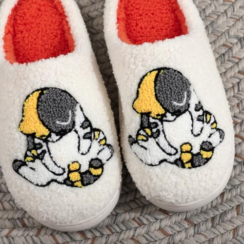 Women's Men's Cute Naughty Cat Slippers Fuzzy Memory Foam Animal House Slippers Cat Lover Gifts3