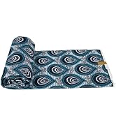 HollandaisWax African Fabric 5 Meters Ankara Print Polyester Kente Fabric for DIY Craft Party Dre...