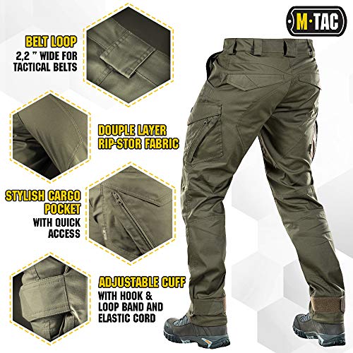 Image of M-Tac Aggressor Flex - Tactical Pants - Men Cotton with Cargo Pockets
