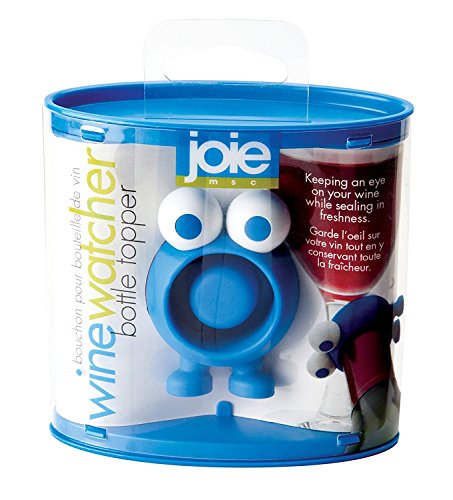 HIC Harold Import Co. Joie Watcher Wine Bottle Topper Cork-Random Color 49441-HIC