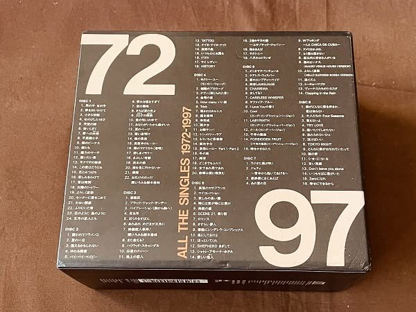 郷ひろみ　オールザシングルス　1972〜1997 歌詞集　フォト集付き8CD 邦楽CD 郷ひろみ / ALL THE SINGLES 1972-1997 | 音楽ソフト